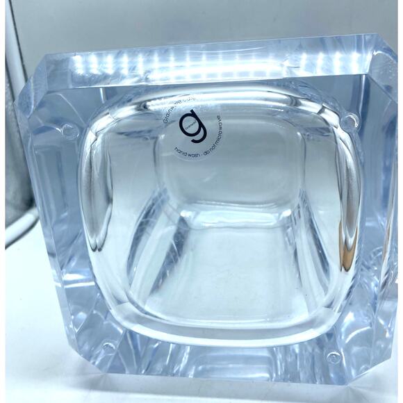 The Regal 3Qt Carlisle Vtg GRAINWARE Ice Bucket Clear‎ Lucite Swivel Top MCM - Picture 6 of 10